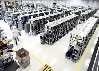 Im neuen Produktions- und Logistikzentrum sind die Fertigung inklusive Wareneingang und Versand sowie alle produktionsnahen Abteilungen angesiedelt. (Bild: Pilz)