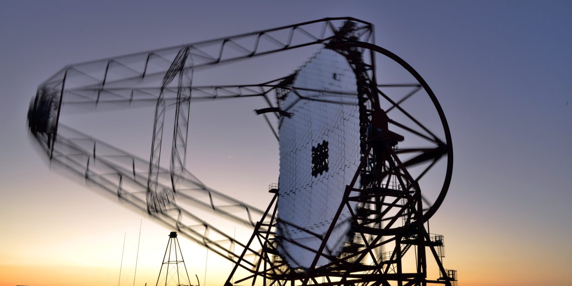 HESS-Teleskop in Namibia. Lapp