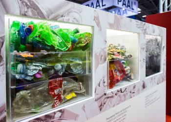 Die Recyclingwirtschaft vermeidet mehr Treibhausgase als sie erzeugt. (Bild: Messe München)