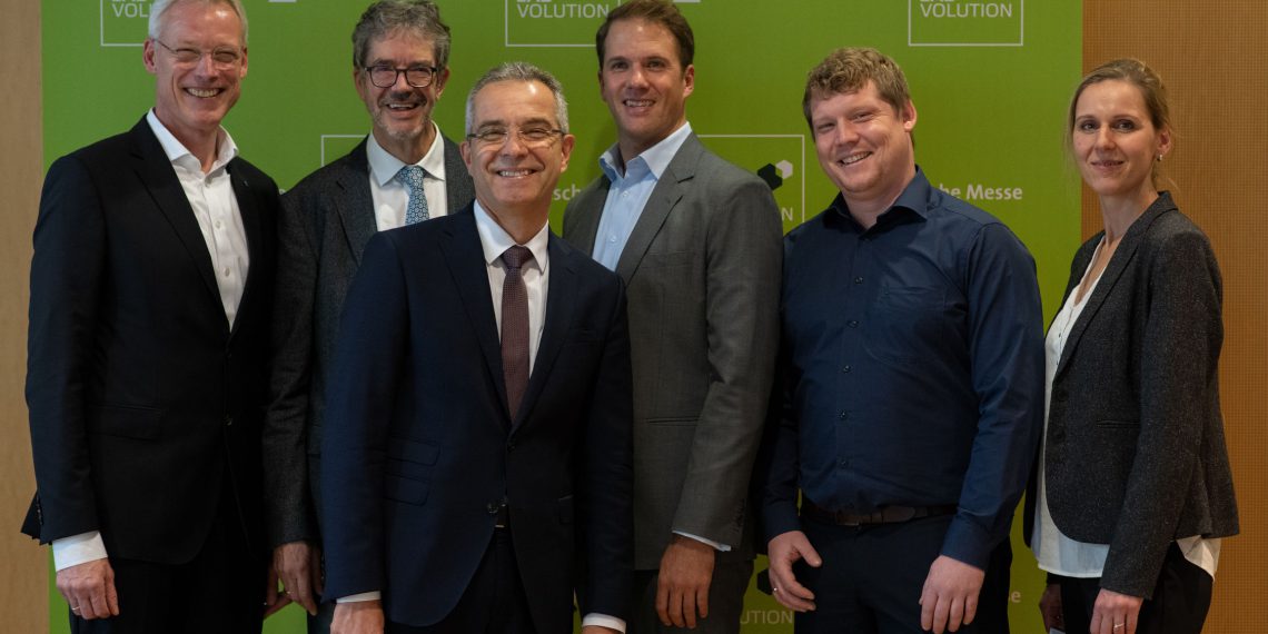 Die Sprecher des Fachpressetages Labvolution 2019 in Göttingen. Bild: Deutsche Messe