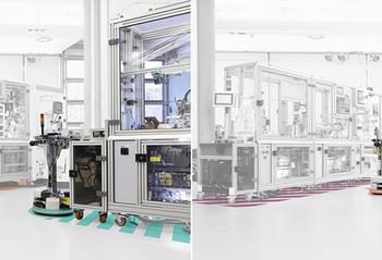 Die modulare Zertifizierung ist die Voraussetzung für einen schnellen und reibungslosen Anlagenumbau im Sinne des Plug & Play, demonstriert an der SmartFactoryKL-Industrie 4.0-Anlage.