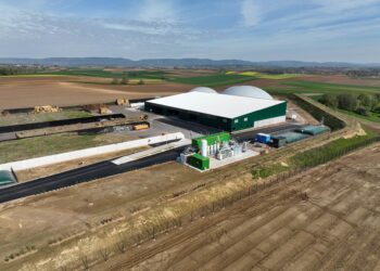 Bio­me­than­an­la­ge im Elsass