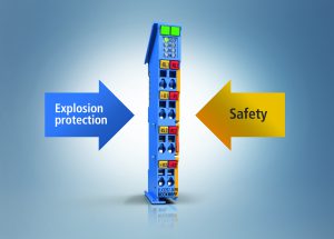 Die neuen ELX-Klemmen mit TwinSafe-SC-Technologie ermöglichen hochkompakte Safety-Lösungen in explosionsgefährdeten Bereichen. Bild: Beckhoff Automation