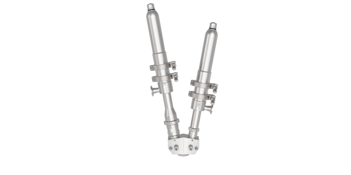 Dosiersystem Visco-Duo-VM HD für zweikomponentige Materialien. (Bild: Viscotec)