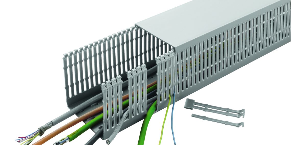 Hohe Formstabilität, einfache Konfektionierung: UL- und VDE-zertifizierte Verdrahtungskanäle von Conta-Clip