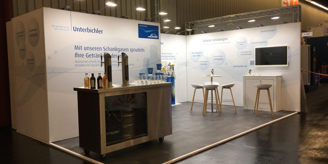 Unterbichler Gase stellt ihr Leistungs- und Produktportfolio auf der Brau Beviale 2019 in Nürnberg vor. (Bild: Linde)